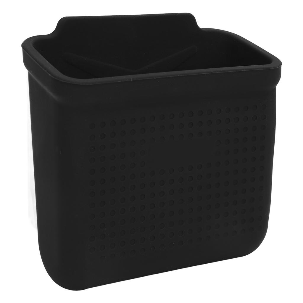 Car Side Pocket Organizer Hook and Loop Design Center Console Cell Phone Pocket Replacement for Tesla Model 3 Y Flocked