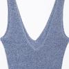 Spring/Summer 2025 Women's Sleeveless V-Neck Slim Fit Casual Dress - Minimalist Vacation Style