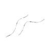 5.3-6.6cm10Pcs S shape Pendant DIY Earring Accessories Materials Double Head Crafting Supplie Jewelry Making Bracelet Necklace