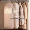 High-Quality Self-Compressing Hanging Storage Bag,Fabric Garment Organizer with Up to 40% Compression Rate,For Coats and Clothes