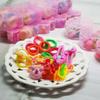 Colored Rubber Band Mini Claw Clip Hair Accessories (3 Types) Toddler Hair Ties Daycare Favors Elementary School Gifts