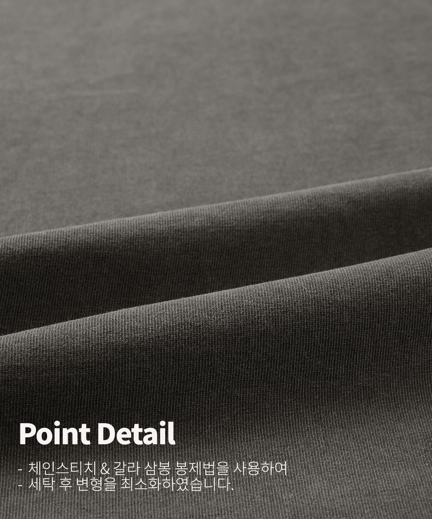 Top Boy Heavy Duty Pigment Oversized Short Sleeve T-Shirt Charcoal