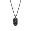 Rotating Flip Heart Pendant Necklace Unisex Necklace Black EGS3138001