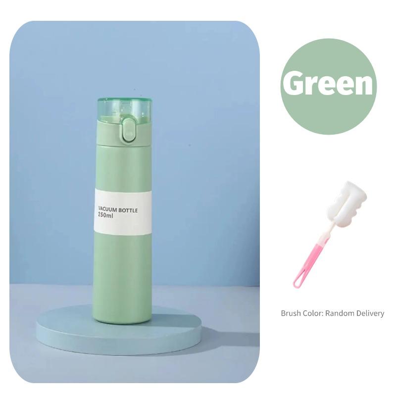 150/250ml Stainless Steel Thermal Water Bottle With Straw Mini Thermos Cup for Tea Coffee Mug Travel Vacuum Flasks Insulated Cup