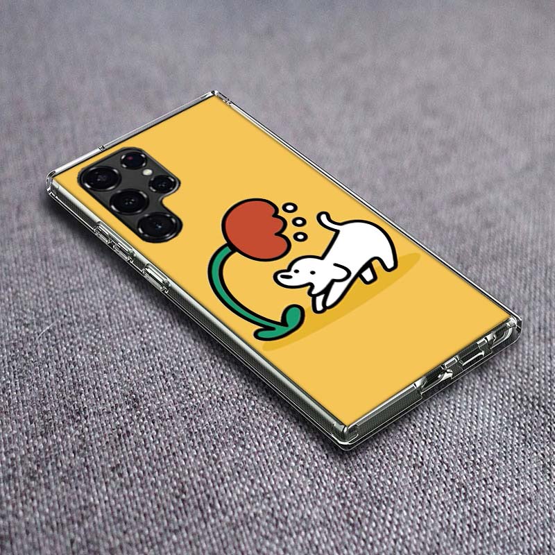 Cute Matsui Art Phone Case For Samsung Galaxy S24 S23 S21 S20 FE S22 S26 Ultra S25 Edge S10 Plus Cover Clear TPU Capa Shell Coqu