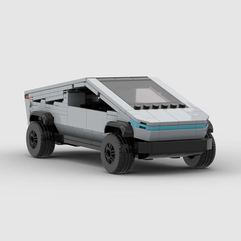 Technical Car Sports Racing City Vehicle Racer Moc Cybertruck Building Blocks Supercar Educational Toys Kids Gift