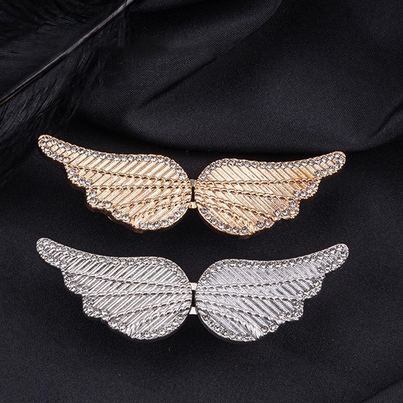 Portable Angel Wings Jeans Waist Button Adjustable Clips For Pant Skirts Waist Tightener Buckle Pin Button Clothing Supplies