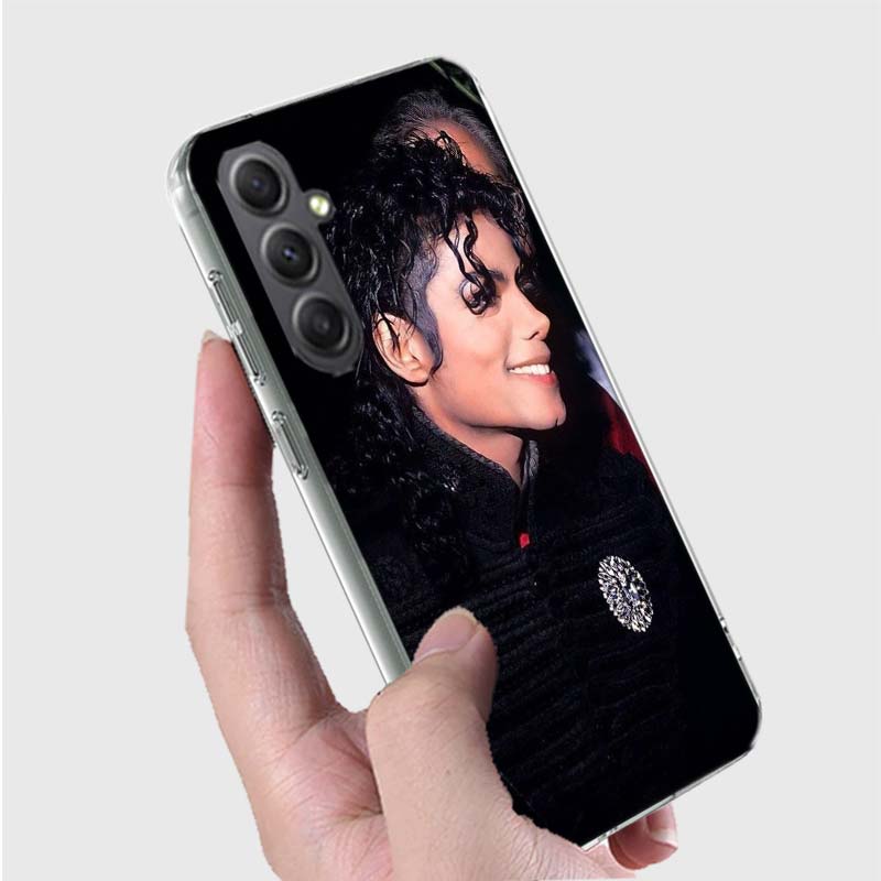 Michael Jackson Legendary Singer Phone Case for Samsung A16 A26 A36 A56 A17 A37 A57 A07 A06 A02S A03 A04S A05S Galaxy Note 20 10