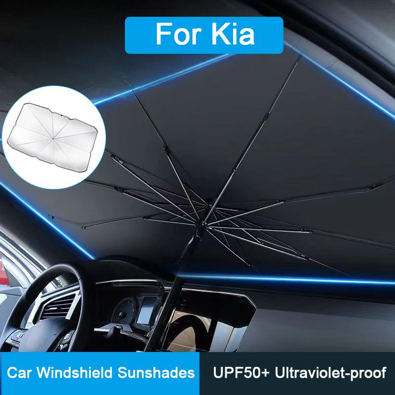 Car For KIA Rio 3 K2 K3 K4 K5 Sportege Picanto Optima Soul Ceed Sorento Forte Car Windshield Sunshades Front Shading Umbrella
