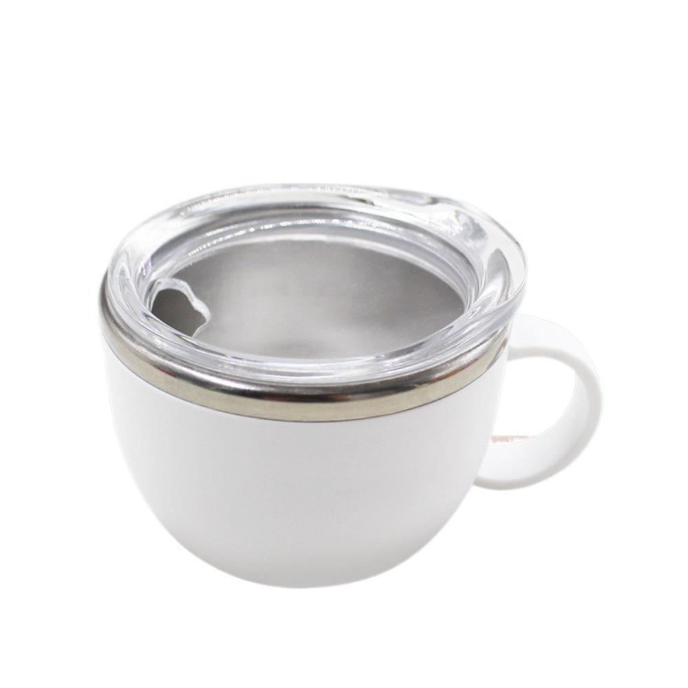Outer Plastic Mini Coffee Mug Inner Steel Portable Drinking Cup  Portable Drinking белый