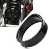 Anel de Acabamento Decorativo para Farol de Motocicleta tipo Visor de 5,75 Polegadas 5 3/4" Para Harley Sportster 883 1200 Dyna Softail