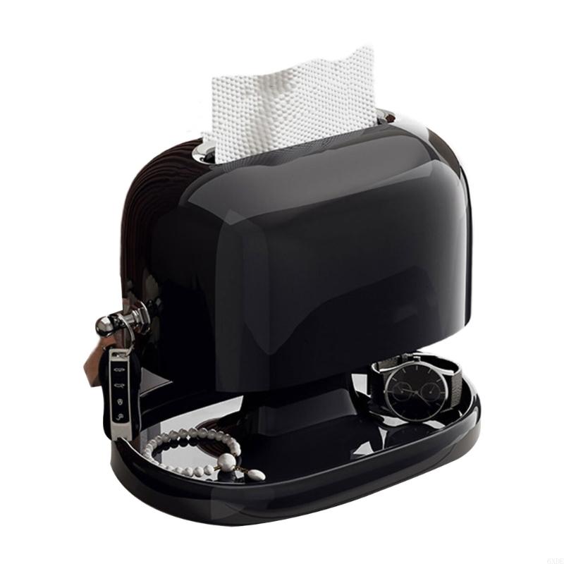 

Functional Tissue Box for Home Office Decorative Tabletop Paper Towel 6XDE