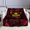 Aerosmith Permanent Vacation Design Patterned flannel blanket perfect for the bedroom living room, sofa, or a little nap