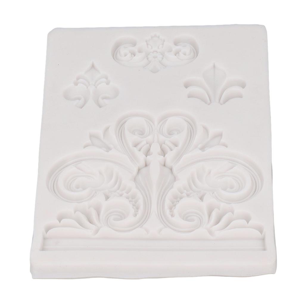 Relief Silicone Moulding Vintage Exquisite Reusable Silicone Moulding for Fondant Cake Decoration