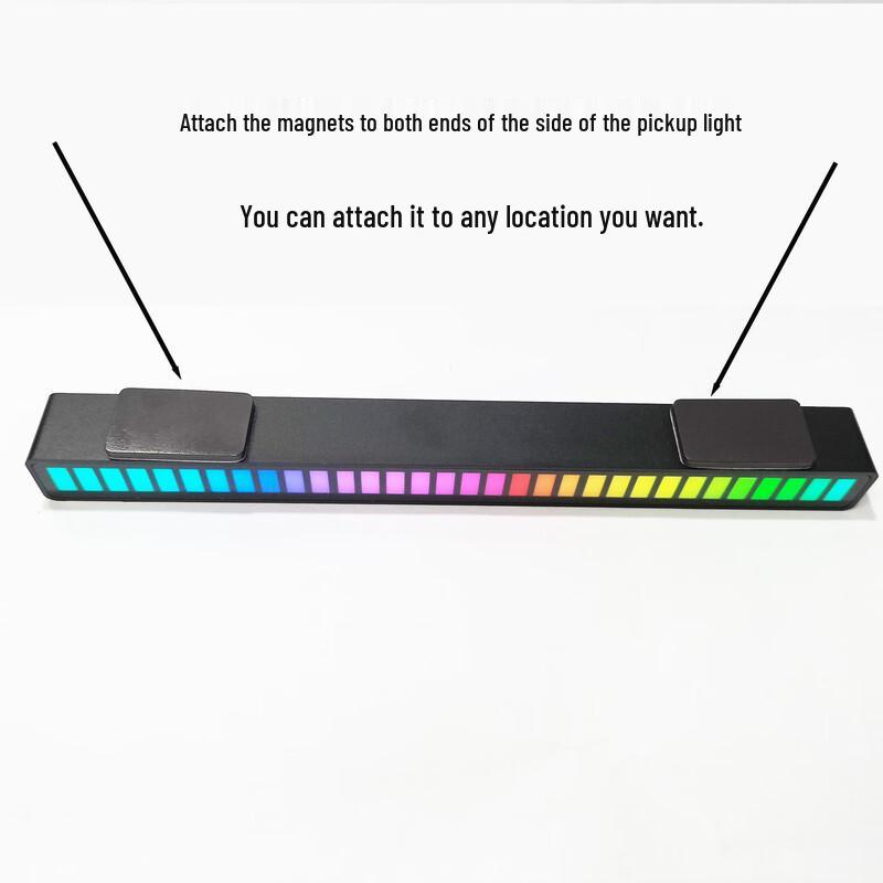 Digarun Magnetic RGB Sound-Activated Ambient Light