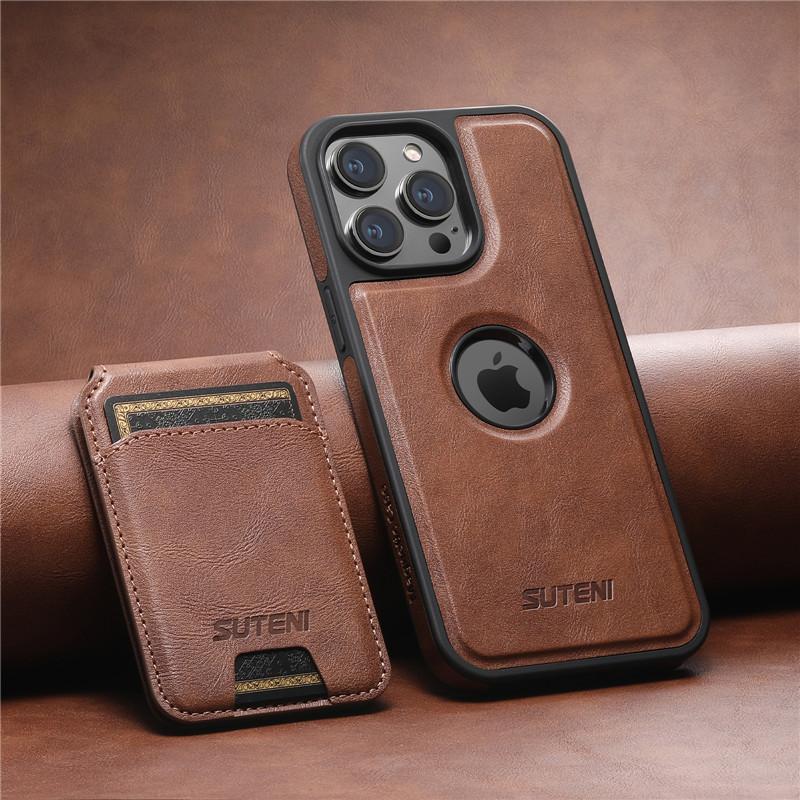 2 in 1 detachable With Magsafe Wireless Charging Wallet Leather Phone Case For iPhone 15 16 Pro Max 14 13 12Pro Magnetic Cover