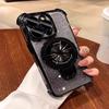 Luxury Glitter Shockproof Phone Case For iPhone 17 17Air 17Pro 17ProMax 16 16E 16Plus 15 15Pro 14 13 12 11 Bracket Holder Cover