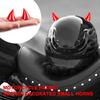 2PCS Multicolor Helmet Devil Horns Motorcycle Electric Bike Car Styling Decoration Helmet Stickers Long Short Parts