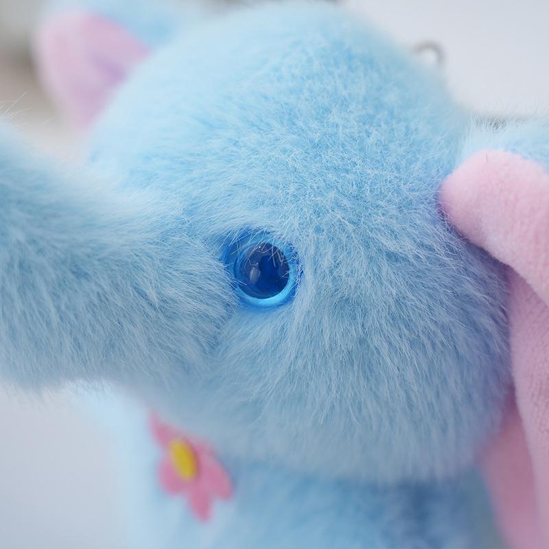 Cute Little Elephant Plush Toy Keychain Pendant Backpack Hangings Decoration Gifts
