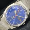 AUTOMATIC 8200 JAPAN MENS VINTAGE ARABIC BLUE COLOR DIAL WATCH A702770-1 R210-a702770