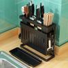 Detachable Kitchen Organizer Carbon Steel Drain Rack Kitchen Storage Rack  Home Storage