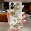 Casing For Realme 14 5G RMX5075 14T RMX5078 Phone Case Clear Luxury Butterfly Fashion Flowers Soft Silicone TPU Protective Cover