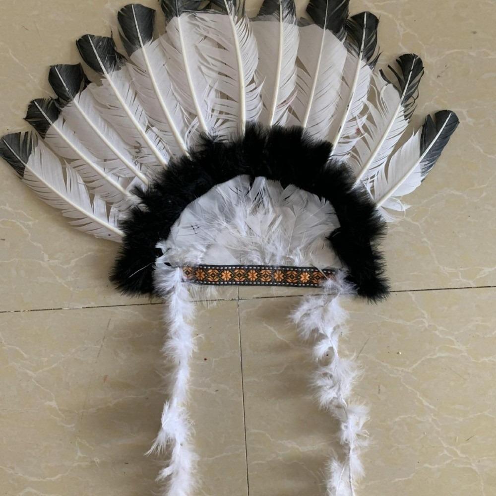 Children's Day Headpiece Fancy Dress Party Headwear New Feather Headdress