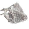 Pastoral French Lace Triangle Headscarf & Waistband Accessory - Women's Retro Sun Protection Silk Scarf