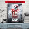 Patrick Mahomes 5D Diy Diamond Paintings Mosaic Wall Round Diamond Art Painting Kits Embroidery Crystal Accessories Frameless