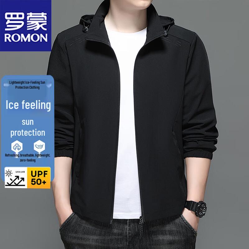 ROMON Men s Summer Sun Protection Jacket L чёрный