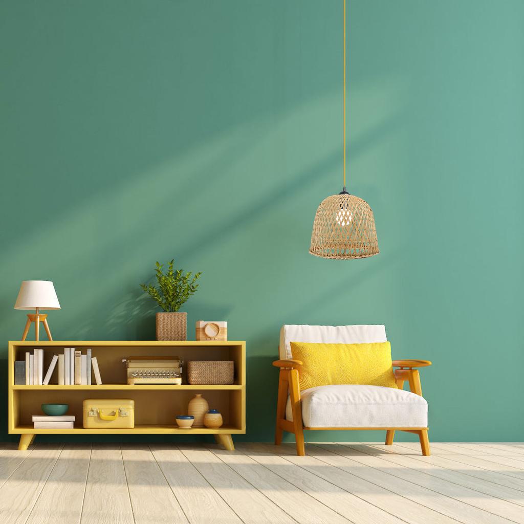 Bamboo Hanging Lamp Shade Pendant Ceiling Light Rattan Wicker Lampshade For Home Dining Japanese Restaurant Decoration