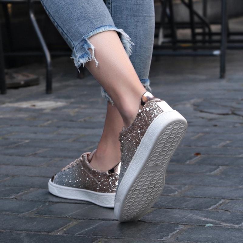 sparkly walking shoes