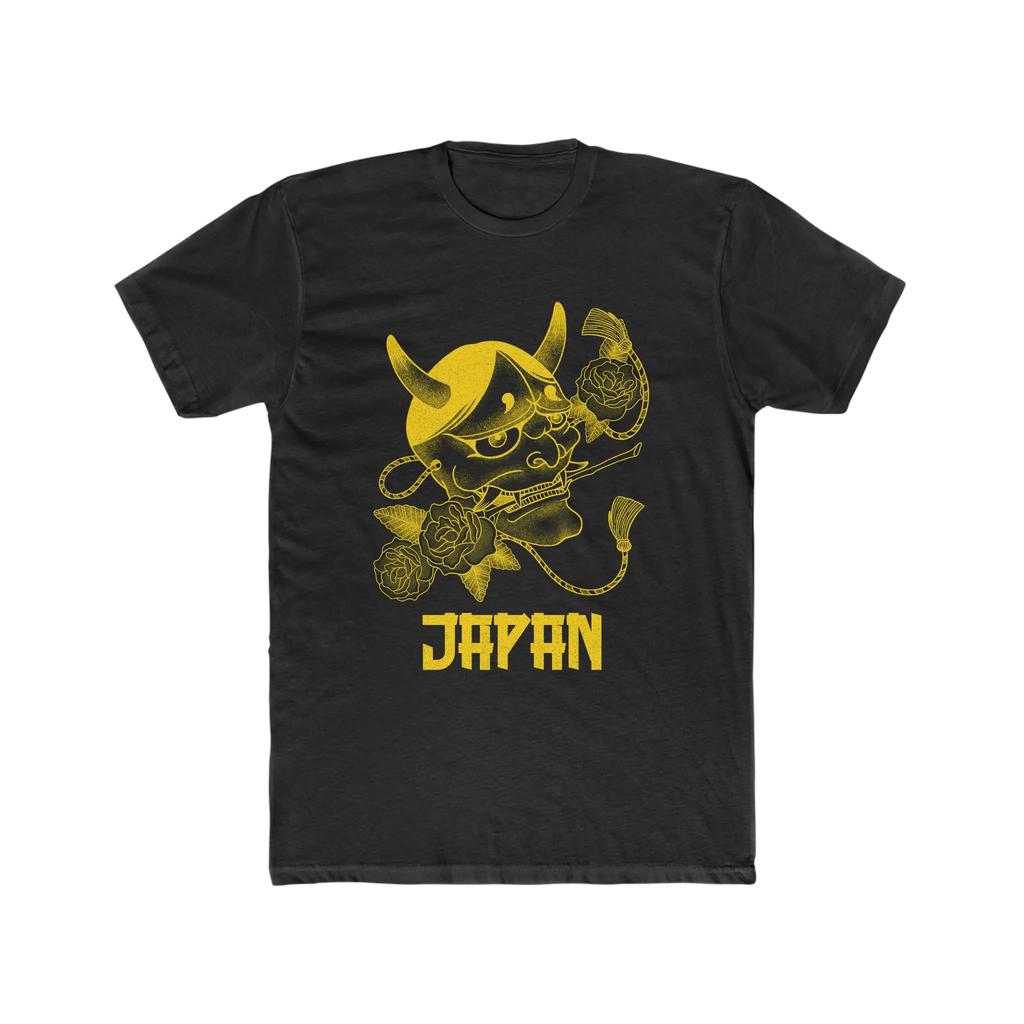 Japan Oni Samurai Unisexs Cotton Crew T Shirt