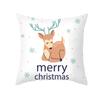 Christmas Pillow Case Small Animal Print Peach Skin Pillow Case Home Pillow Sofa Cushion