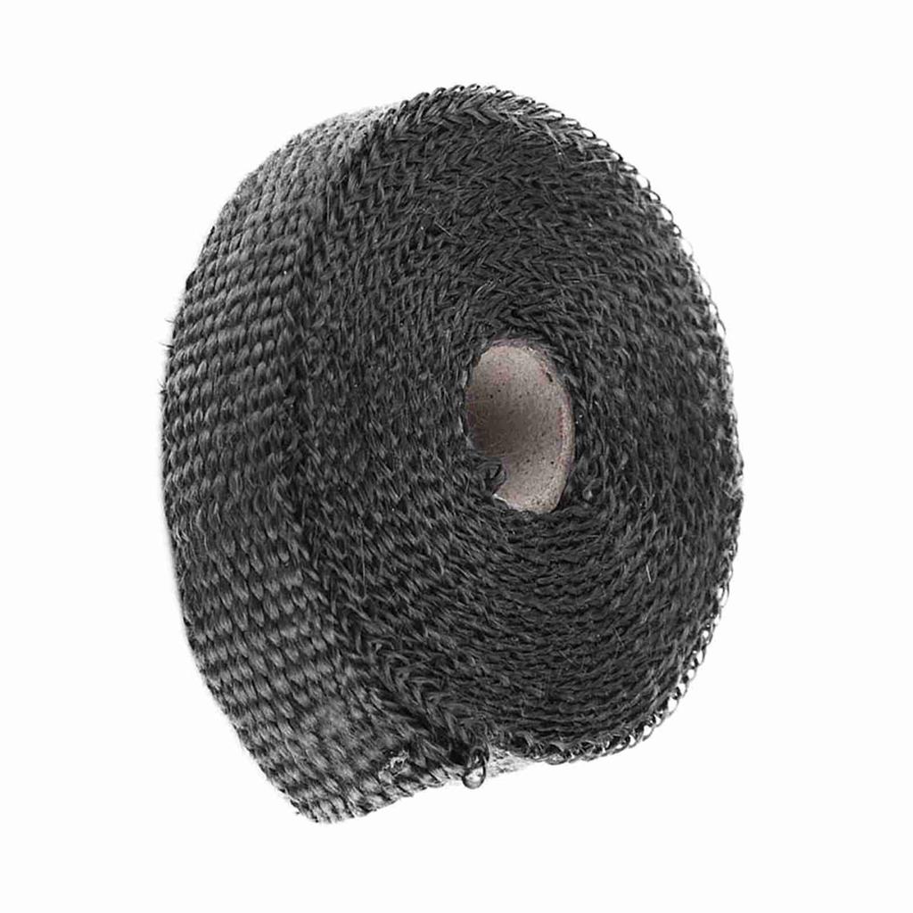 5m Auto Isolierband Auspuff Hitzeschutzband mit 4 Edelstahl Kabelbindern