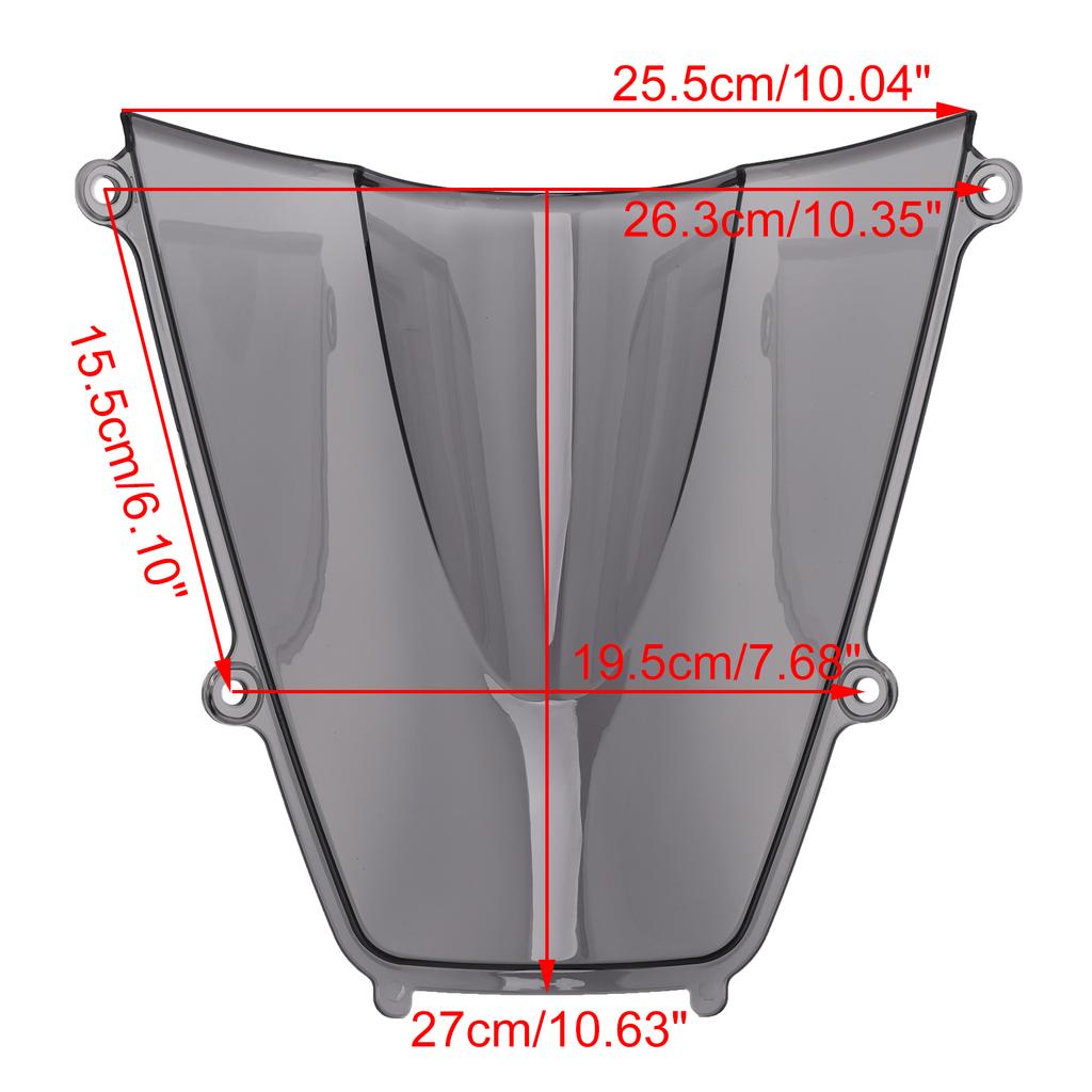 Windshield WindScreen fit for HONDA CBR600RR 2021-2025 Gray