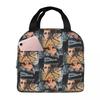 Edward Scissorhands Insulated Lunch Bag for Women Children Leakproof Food Boxes Thermal Lunch Box Tote