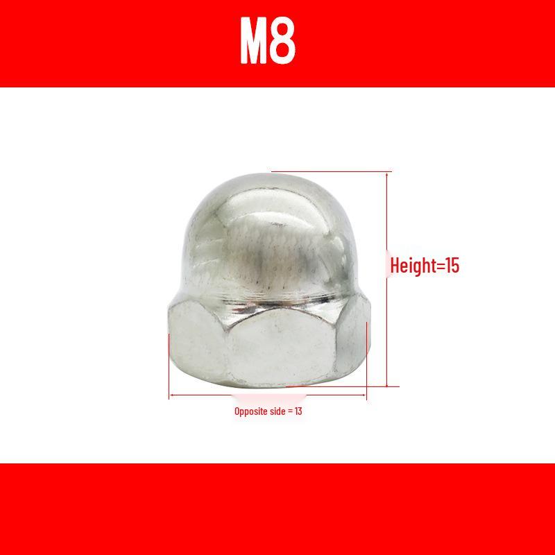 Cap-Shaped Decorative Nut & Screw Cap M5-M16