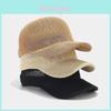 Paper Grass Breathable Baseball Cap With Adjustable Fit For Summer Outdoor Activities