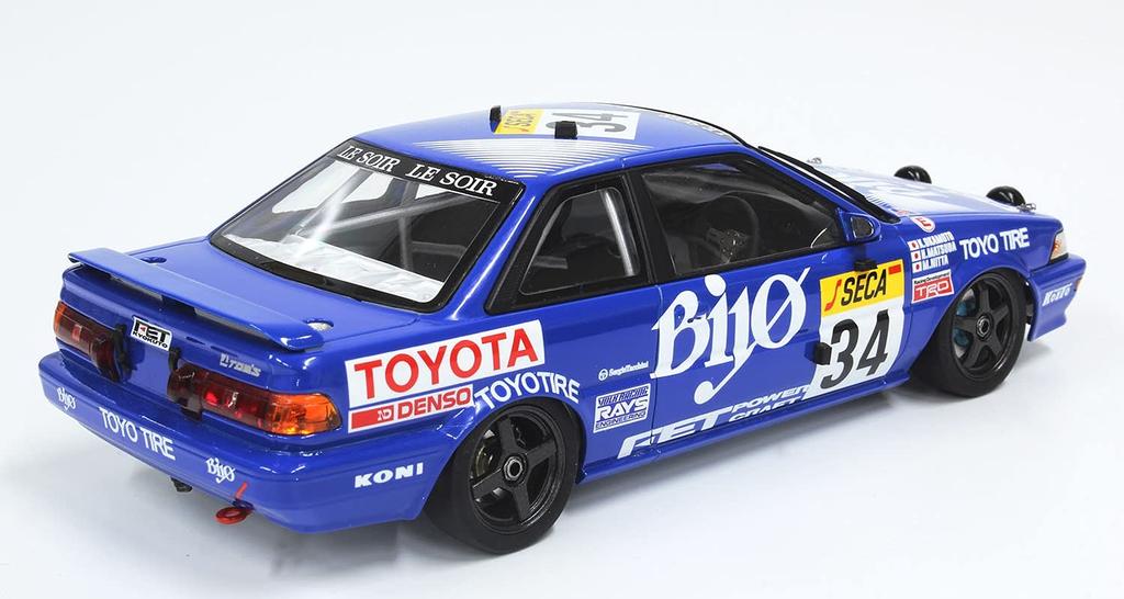 Racing Series Toyota Corolla Levin AE92 1989 24-Stunden-Rennen von Spa Plastikmodellbausatz mit Maskierungsbogen PN24016MSK Platz/NUNU 1/24