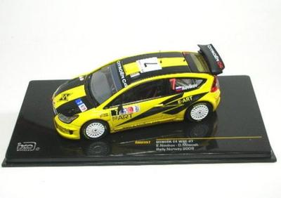 Ixo Citroen C4 WRC 09 Rally Norway 12th Place Completed Product 1/43 #7 E.Novikov/D.Mosc