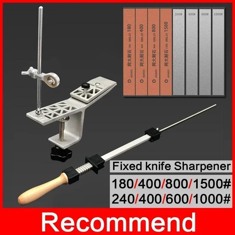 Fixed Knife Sharpener Professional Angle Sharpening Stone Kitchen Whetstone Grinding System Honing Diamond Grinder Woodwork Tool