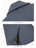 Wool Blend Men's Mid-Length Trench Coat - 2025 Autumn/Winter Collection