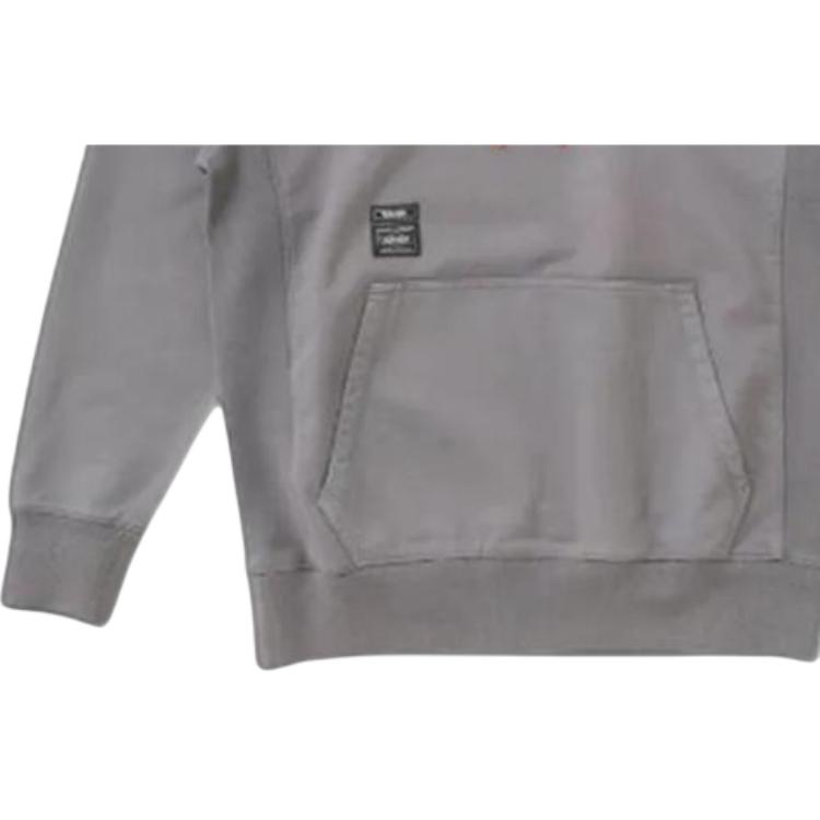 Palace Letter Print Loose Fit Hoodie Long Sleeve Sweatshirt Men Sweatshirt Gray P22HD188