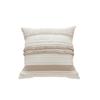 Knitted Striped Woven Pillow Cover Textured Square Cushion Cover Boho Bedroom Pillowcase No Filler Sofa Home Decoration