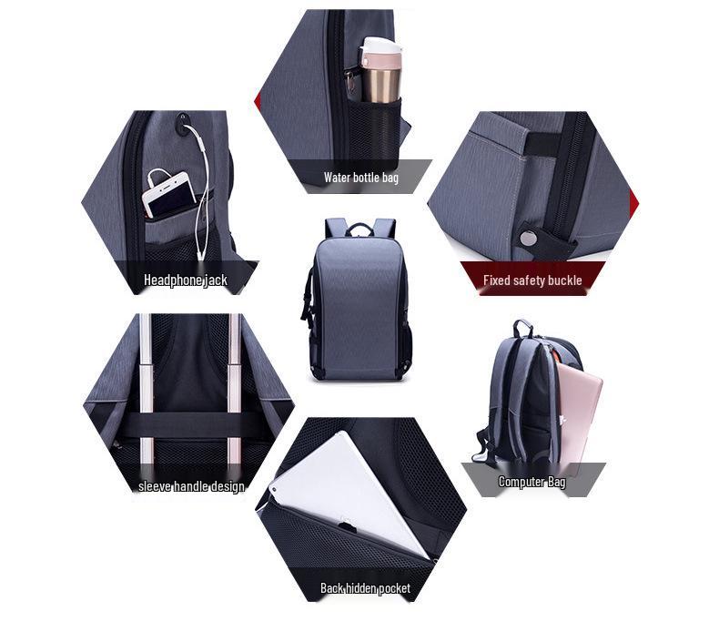 Cross-border DSLR & Drone Travel Bag with Removable Dividers for Photography