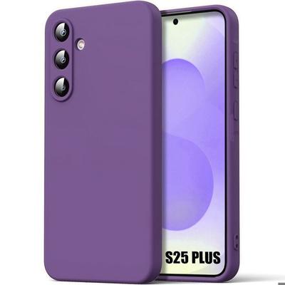 Kryt pro Samsung Galaxy S25 Plus (Galaxy S25+) - Měkký silikonový tenký tmavě fialový - BOOLING®