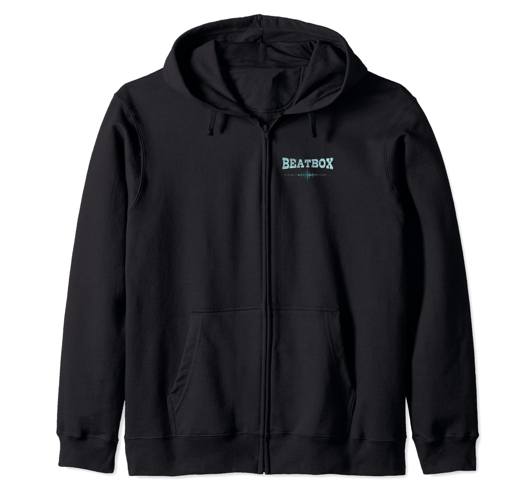 

microphone beatbox sound zip hoodie