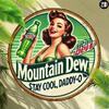 Vintage Mountain Dew Metal Tin Sign 8x8 Inch Wall Art for Home Bar Cafe