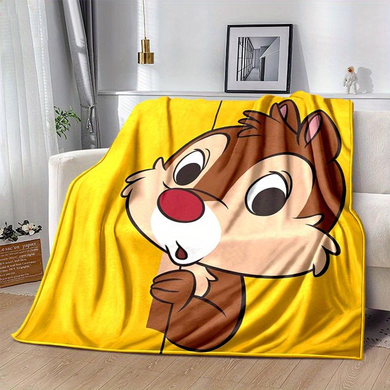1pc. Cartoon Chipmunk Blanket, Seasonal Universal, Home Decoration, Throw Blanket, Soft Flannel Throw Blanket, Versatile & Cozy for Bedroom,